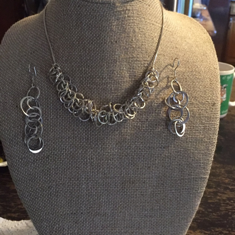 Sterling Sliver Necklace Set